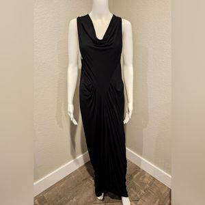 RICK OWENS knit Island S/S1 jersey maxi dress